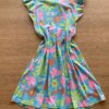 fernandaramoskids com br Vestido Infantil Feminino Rodado Manga Curta Azul Estampado2