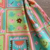 fernandaramoskids com br Vestido Infantil Feminino Rodado Manga Curta Estampado Fundo Verde1