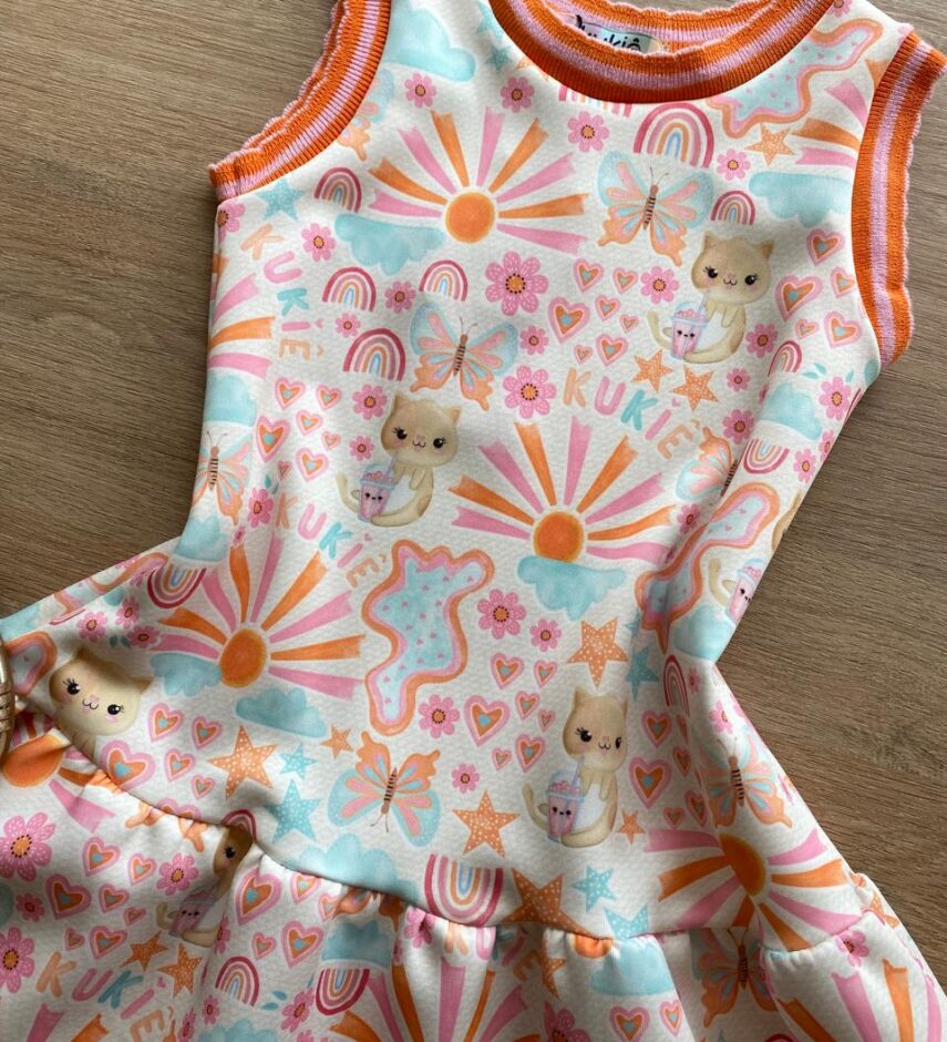 fernandaramoskids com br Vestido Regata Infantil Feminino Estampado1