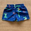 fernandaramoskids com br Bermuda Infantil Masculina Azul Estampada Jacaré2