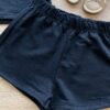 fernandaramoskids com br Conjunto Infantil Feminino Cropped com Abertura e Short Preto2