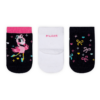 Kit 3 Meias Infantil Feminina Soquete Flamingo Fernanda Ramos Kids