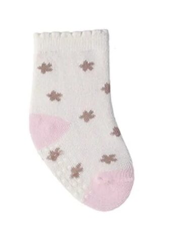 Kit com 3 Meias Infantil Antiderrapante Feminina Estampadas Fernanda Ramos Kids