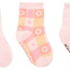 Kit com 3 Meias Infantil Feminina Cano Alto Antiderrapante Estampadas Fernanda Ramos kids