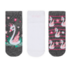 Kit com 3 Meias Infantil Feminina Cisne Fernanda Ramos Kids