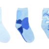 Kit com 3 Meias Infantil Masculina Azul Estampadas Fernanda Ramos Kids