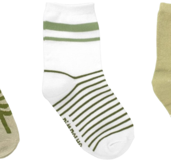 Kit com 3 Meias Infantil Masculina Coloridas Estampadas Fernanda Ramos Kids
