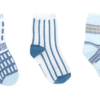 Kit com 3 Meias Infantil Masculina Estampadas Coloridas Fernanda Ramos Kids