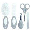 Kit Cuidados com 5 Peças + Nécessaire Infantil Masculino Cinza Fernanda Ramos Kids