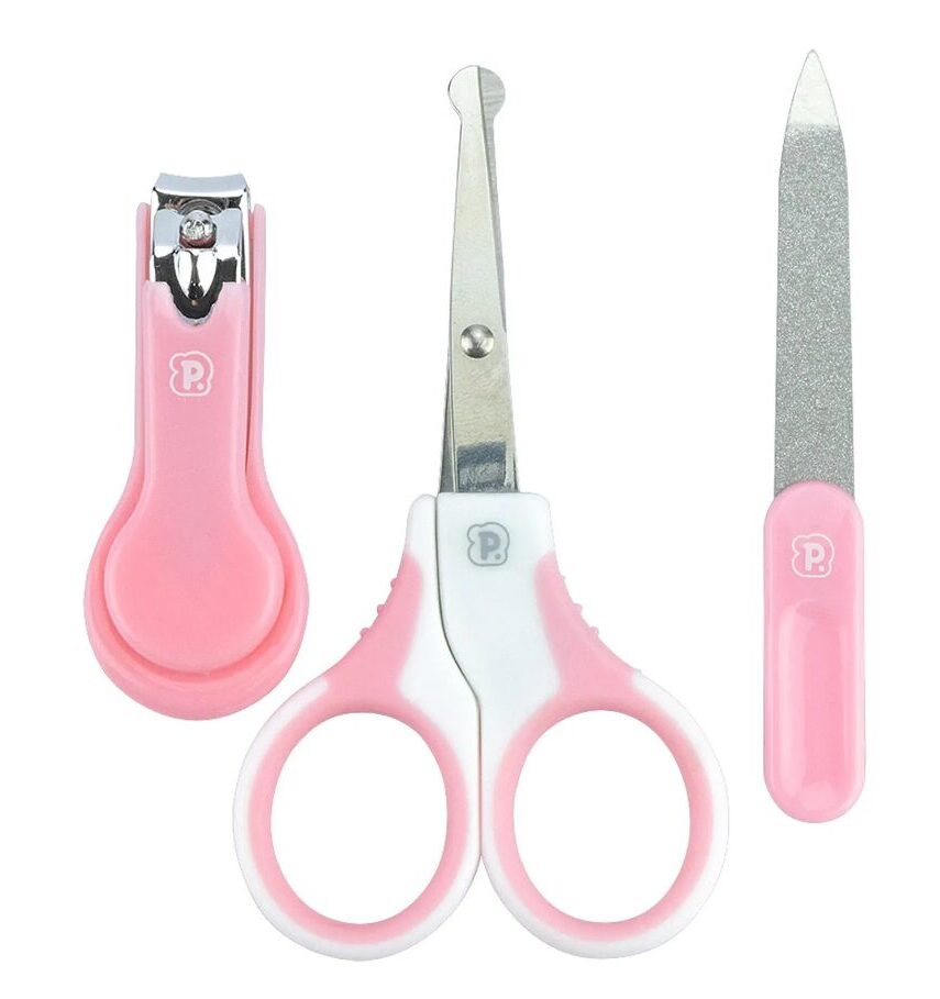 Kit Higiene com 3 Peças Infantil Feminino Rosa Fernanda Ramos Kids