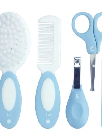 Kit Higiene com 5 Peças Infantil Masculino Azul Fernanda Ramos Kids