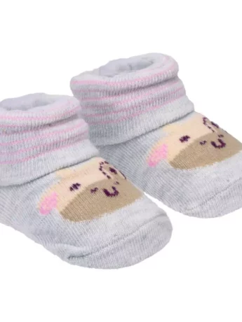 fernandaramoskids com br kit Meia com 2 Pares Rn Cinza Vaquinha e Lhama1