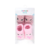 kit Meia com 2 Pares Rn Rosa e Rosé Monstrinha Fernanda Ramos Kids