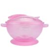 Kit Refeição Pimpolho Bowl com Colher Infantil Feminino Rosa Fernanda Ramos kids