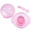 fernandaramoskids com br Kit Refeição Pimpolho Bowl com Colher Infantil Feminino Rosa2