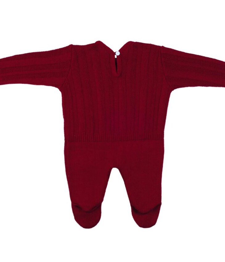 fernandaramoskids com br Kit Saída Maternidade Infantil Unissex Macacão e Manta Vermelho2