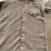 fernandaramoskids com br Macacão Curto Infantil Masculino Gola Polo Bege1