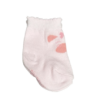 Meia Infantil Feminina Cano Baixo Rosa Vaquinha Fernanda Ramos Kids