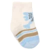 Meia Infantil Masculina Cano Alto Antiderrapante Off White Pássaro Fernanda Ramos Kids