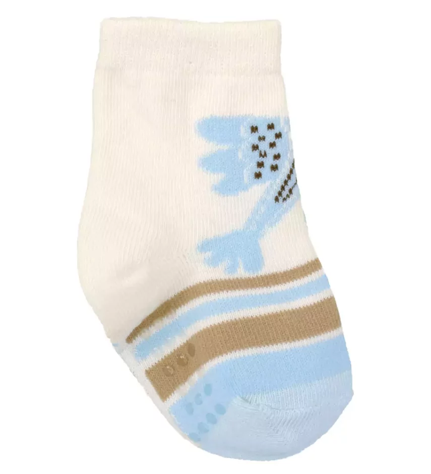 Meia Infantil Masculina Cano Alto Antiderrapante Off White Pássaro Fernanda Ramos Kids