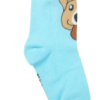 Meia Infantil Masculina Cano Alto Azul Cachorro Fernanda Ramos Kids