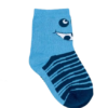 Meia Infantil Masculina Cano Alto Azul Monstrinho Fernanda Ramos kids