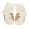 Meia Infantil Masculina Cano Alto Bege Ratinho Fernanda Ramos Kids