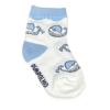 Meia Infantil Masculina Cano Alto Branca Baleia Fernanda Ramos Kids