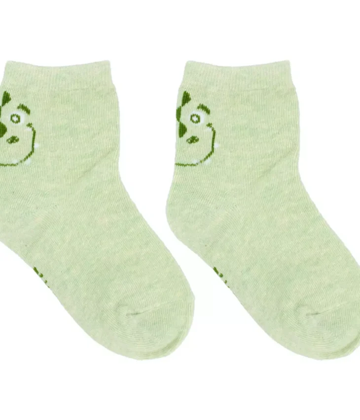 Meia Infantil Masculina Cano Alto Verde Jacaré Fernanda Ramos Kids