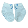 Meia Infantil Masculina Cano Baixo Azul Ursinho Fernanda Ramos Kids