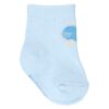Meia Infantil Masculina Cano Baixo Azul Hipopótamo Fernanda Ramos Kids