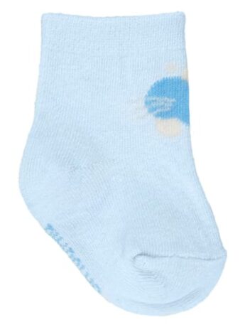 Meia Infantil Masculina Cano Baixo Azul Hipopótamo Fernanda Ramos Kids