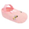Meia Infantil Sapatilha Feminina Antiderrapante Rosa Abelhinha Fernanda Ramos Kids