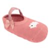 Meia Infantil Sapatilha Feminina Antiderrapante Rosa Ovelhinha Fernanda Ramos Kids