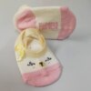 fernandaramoskids com br Meia Infantil Sapatilha Feminina Bege Ursinha2