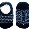 Meia Infantil Sapatilha Masculina Antiderrapante Estampada Azul Fernanda Ramos Kids