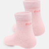 Meia Soquete Infantil Feminina Lisa Rosa Fernanda Ramos Kids