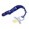 Prendedor de Chupeta Infantil Masculino Azul Astronauta Fernanda Ramos Kids