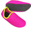Sapatilha Neoprene Infantil Feminina Soft Fun Pink com Verde Neon Fernanda Ramos Kids