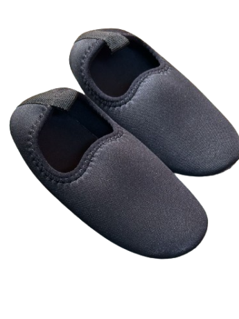 Sapatilha Neoprene Infantil Soft Fun Masculina Preta Fernanda Ramos Kids