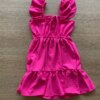 fernandaramoskids com br Vestido Infantil Feminino Curto Pink com Amarração Atrás2