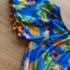 fernandaramoskids com br Vestido Infantil Feminino Soltinho Estampa Tropical Azul1
