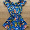 fernandaramoskids com br Vestido Infantil Feminino Soltinho Estampa Tropical Azul2