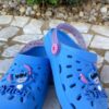 Babuche Infantil Feminina Azul Stitch Fernanda Ramos Kids