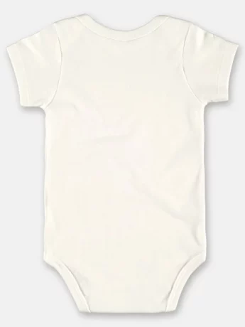 fernandaramoskids com br Body Infantil Manga Curta Suedine Unissex Off White1