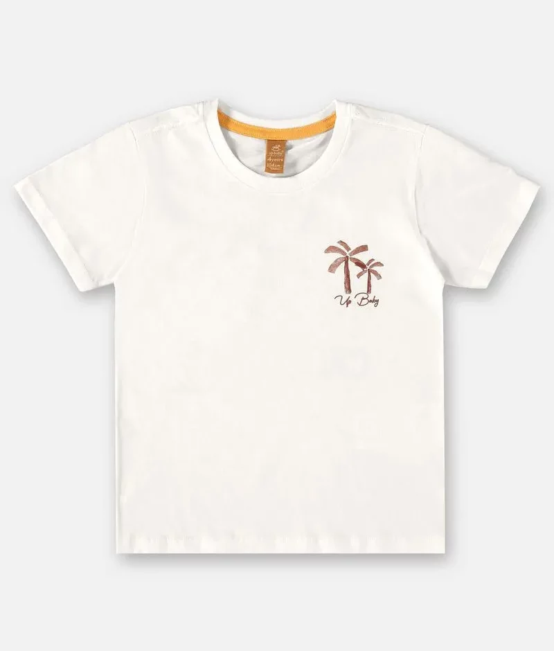 fernandaramoskids com br Conjunto Infantil Masculino Camiseta Off White e Bermuda Estampada1