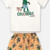 fernandaramoskids com br Conjunto Infantil Masculino Camiseta Off White e Bermuda Estampada3