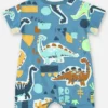 fernandaramoskids com br Macaquinho Infantil Masculino Manga Curta Meia Malha Estampado1