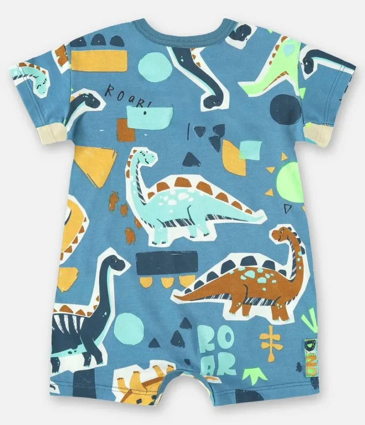 fernandaramoskids com br Macaquinho Infantil Masculino Manga Curta Meia Malha Estampado1