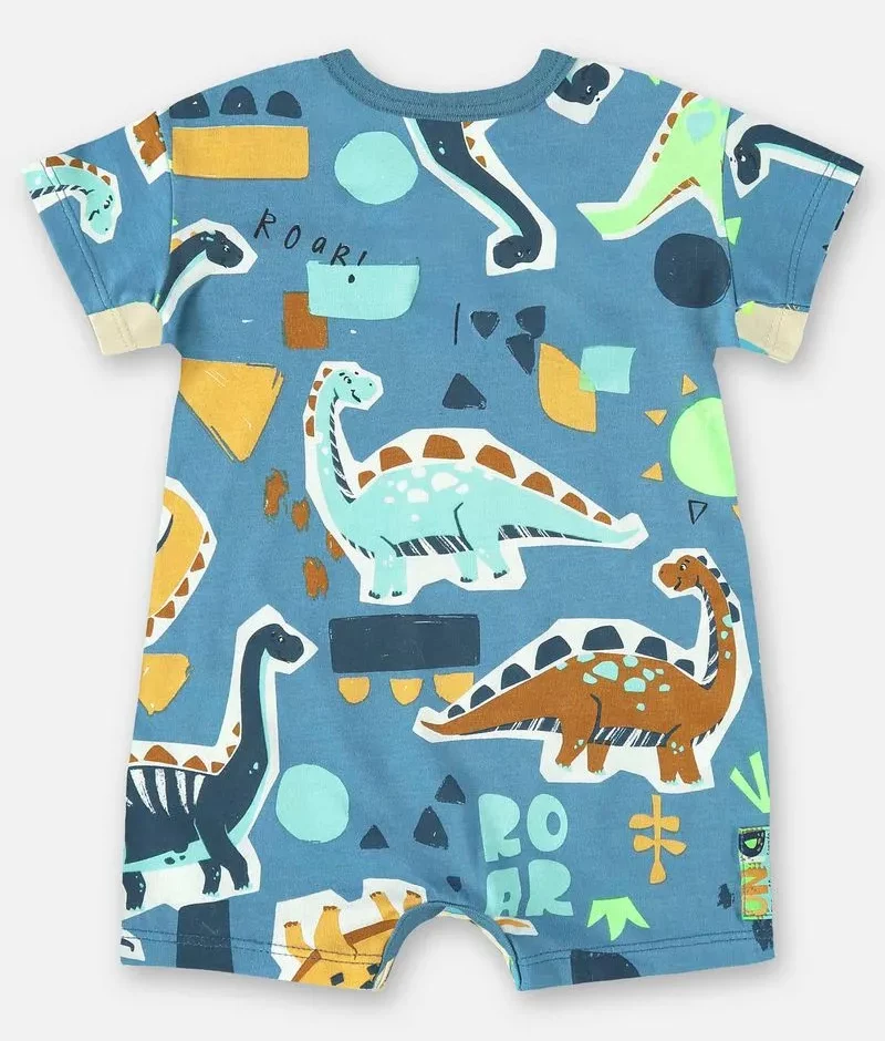 fernandaramoskids com br Macaquinho Infantil Masculino Manga Curta Meia Malha Estampado1